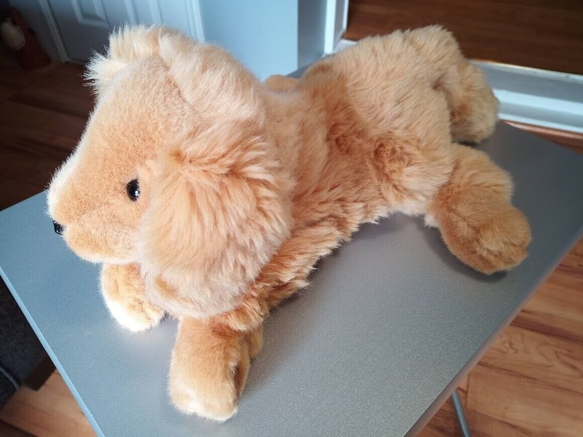 New Folkmanis Golden Retriever Puppy Dog Realistic Puppet, Stuffed Animal Plushy - Image 3