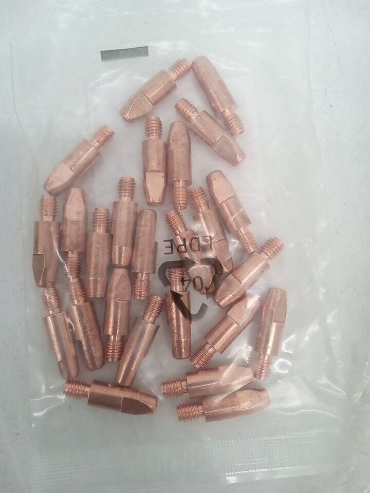 (QTY. 25) ABICOR BINZEL 140.0242.25, Gas Welding Contact Tip CuCrZr M6/1,0/28 - Image 3