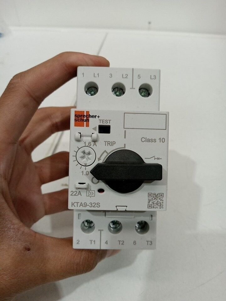 Sprecher & Schuh KTA9-32S-1.6A motor protection circuit breaker - Image 2