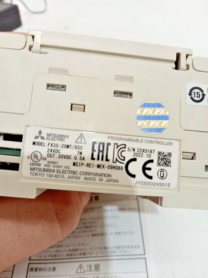 ð¥ð¥MITSUBISHI FX3S-20MT-DSS PROCESS CONTROLLER, 20I/O, 7W, 24VDC✳️✳️ - Image 2