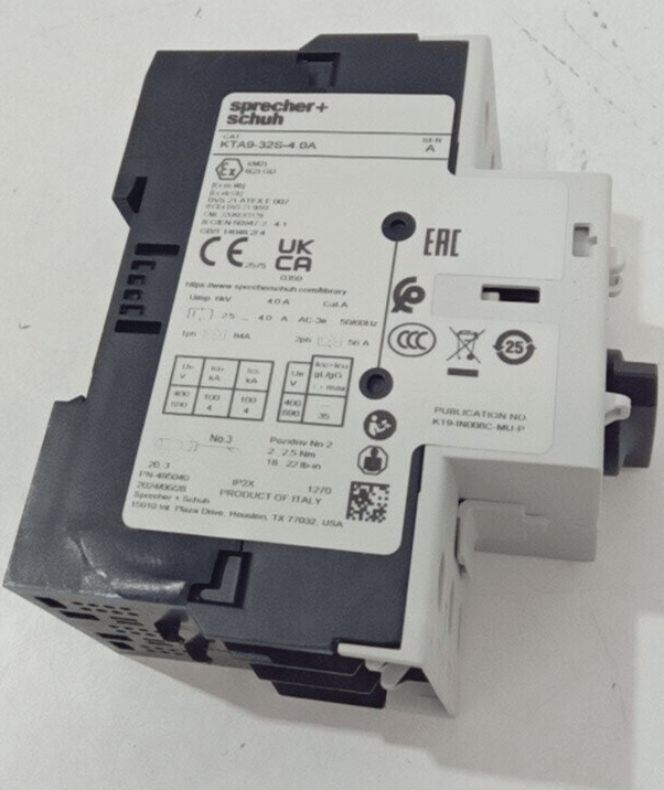 ð¥ð¥Sprecher & Schuh KTA9-32S-4.0A Motor Protection Circuit Breaker✳️✳️ - Image 4