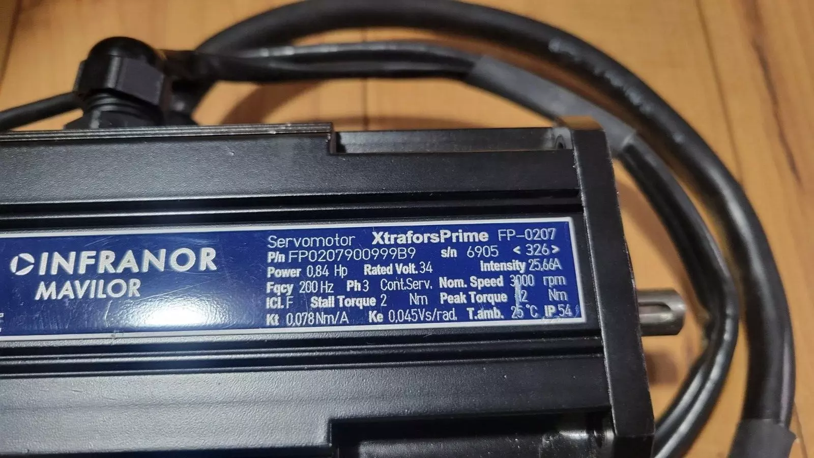 🔥🔥Infranor Mavilor Servo Motor FP0207900999B9 Xtrafors FP Prime FP-0207 ✳️✳️ - Image 9