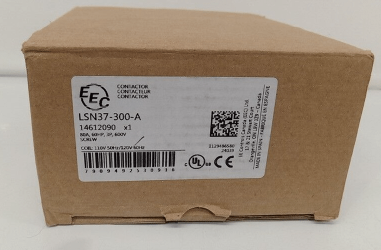 ð¥ð¥EEControls EEC LSN37-300-A CONTACTOR 80A 60HP 3POLE 600V✳️✳️ - Image 4
