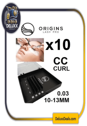 10 Pack - Origins Lash Pro Iconic Silk Individual Lash Kit - 10 - 13mm - black