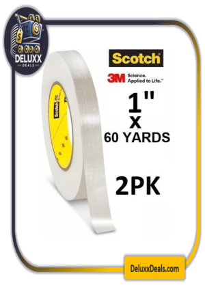2 ROLLS 3M 8981 SCOTCH FILAMENT TAPE 1