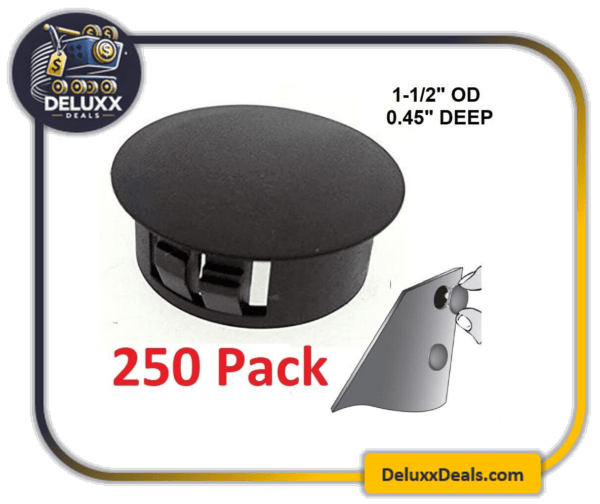 250 Pack - CAPLUGS Domed Finishing Plug FOR SHEET METAL - 1-1/2