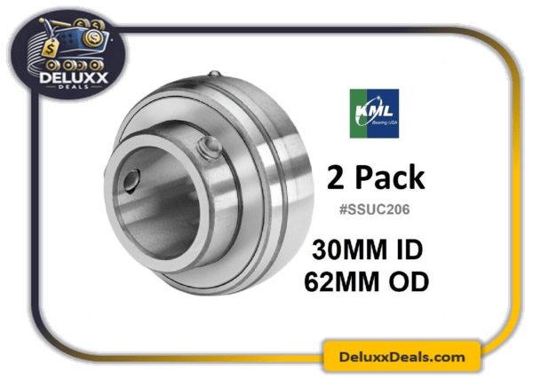 ð¥ð¥2Pack KML SSUC206 STAINLESS STEEL INSERT BEARING 30mm BORE✳️✳️