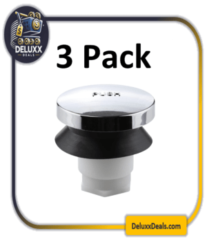 27 Pack - DANCO Tub Drain Stopper Touch Toe Style - Chrome (Model: 80811)