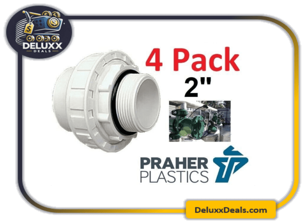 4 Pack - Praher 200-903 Union Adapter 2