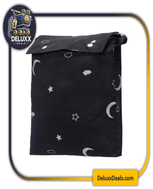 Amazon Basics - Portable Window Blackout Curtain w/ Suction Cups - Moon & Stars