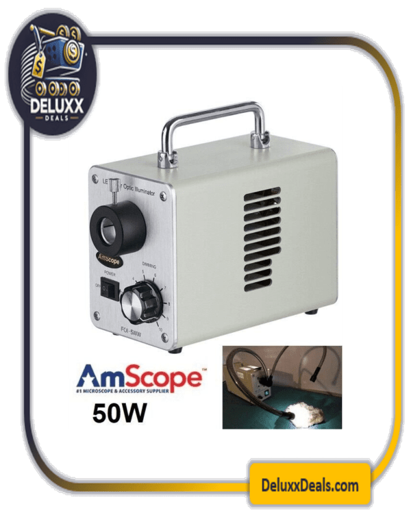 ð¥ð¥AmScope 50W LED Cold Fiber Optic Illuminator FOI-5WW LED-50W✳️✳️