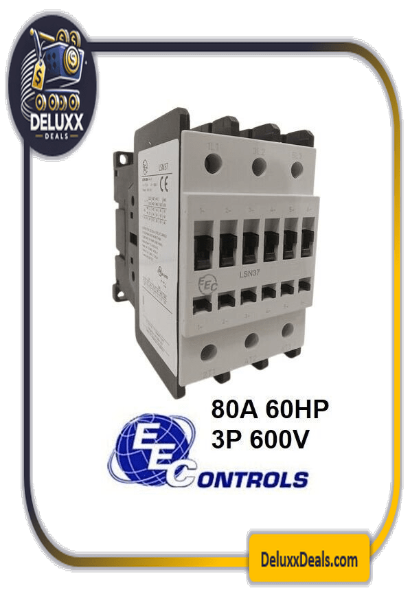 ð¥ð¥EEControls EEC LSN37-300-A CONTACTOR 80A 60HP 3POLE 600V✳️✳️