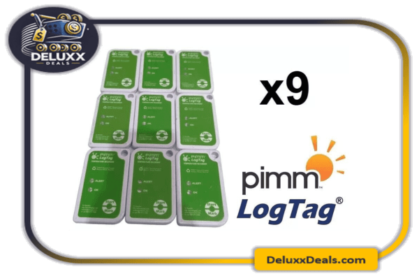 LOT OF 9 PIMM LOGTAG TRIX-8 TEMPERATURE DATA RECORDER LOGGER
