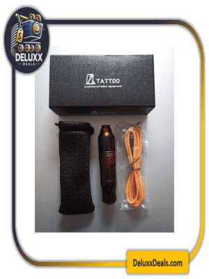 NEW Lalahu Professional Rotary Tattoo Machine Pen - Red/Black