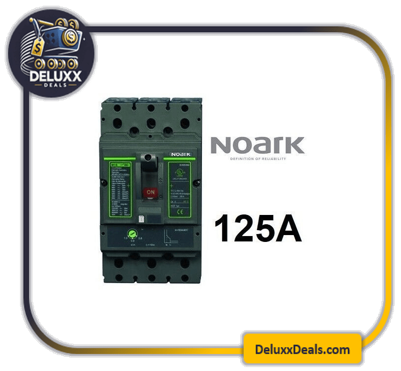 ð¥ð¥Noark M1N125T3L Molded Case Circuit Breaker - 3 Pole - 600V - 125 Amp✳️✳️