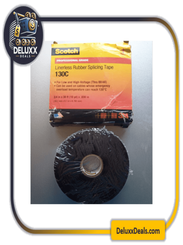 Scotch Professional Grade Linerless Rubber Splicing Tape 130C - 3/4