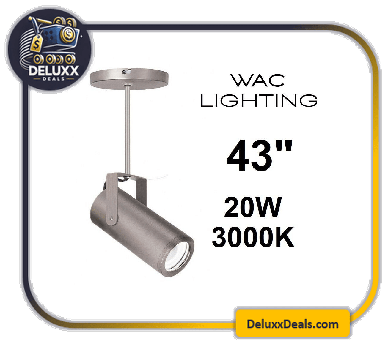 ð¥ð¥WAC Lighting X36-MO2020930BN Silo X20 Series - 43 Inch 20W 3000K✳️✳️