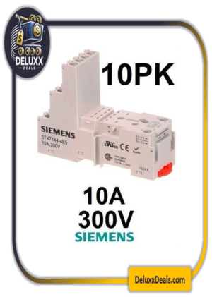 ✳️Duty Free✳️Lot of 10- Siemens Relay Socket 14-pin 10 A, 300 V 3TX7144-4E5ð¥