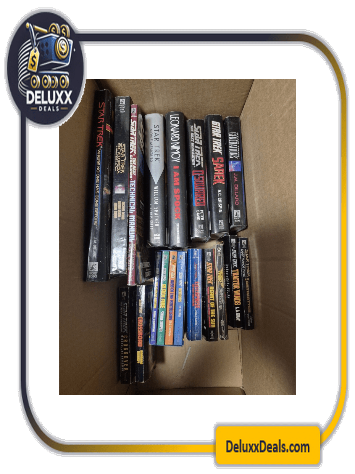 Star Trek Mixed Books and Vintage Magazines Lot