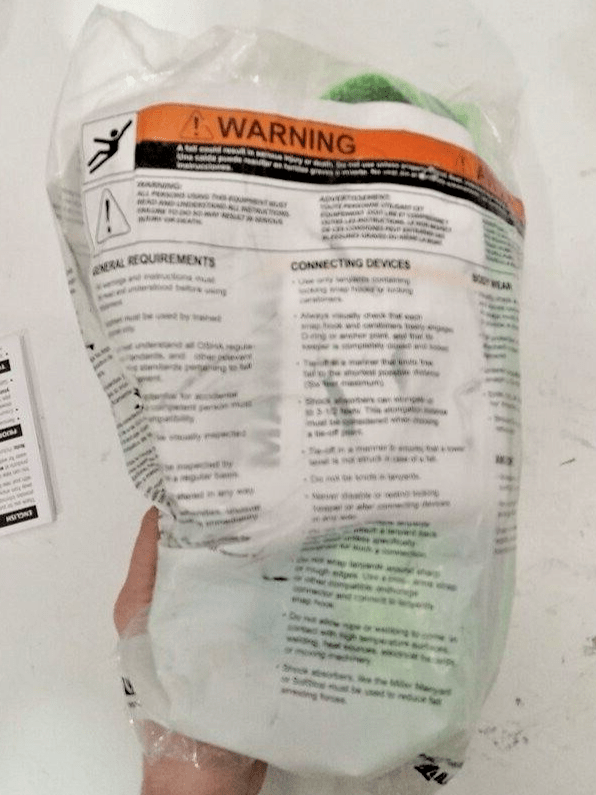 ✳️Duty Free✳️Miller BackBiter Tie-Back Lanyard Locking Snap Hook 6ft M2FSTB-AS6C - Image 2