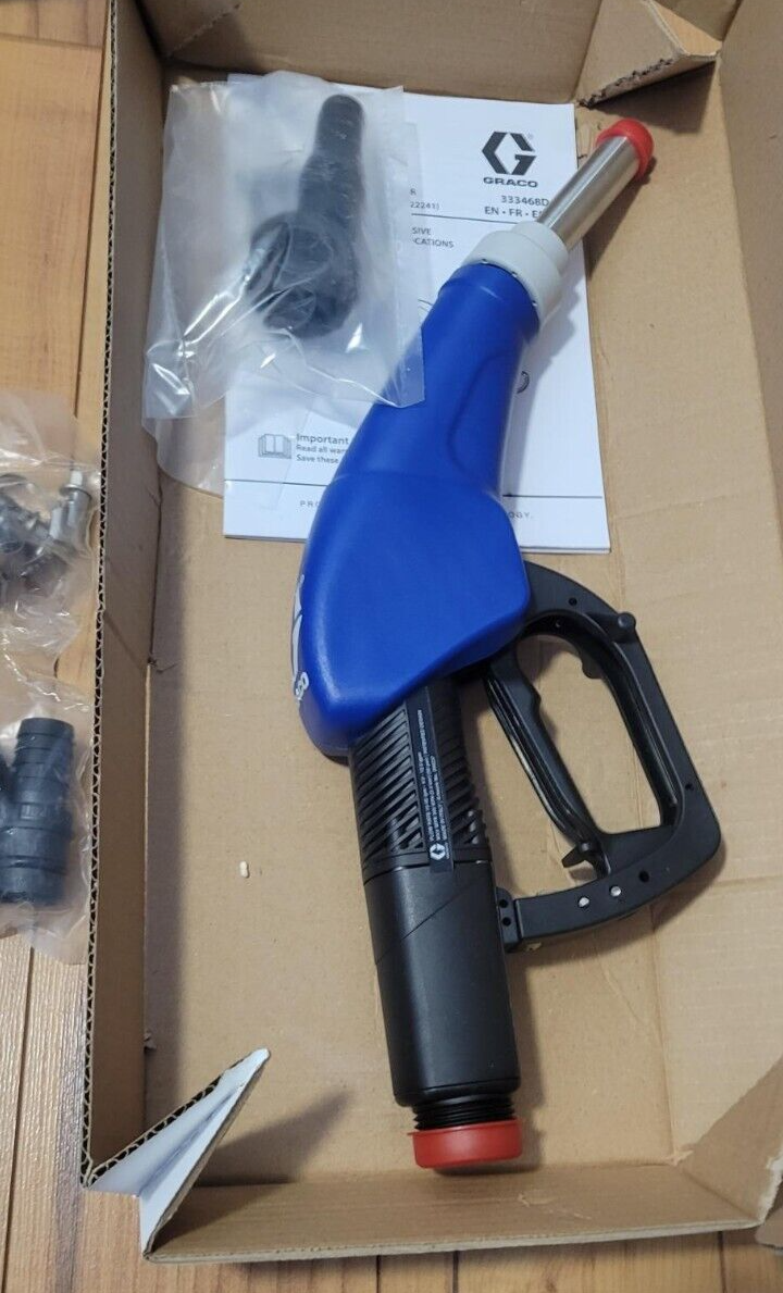 ✳️Duty Free✳Graco 24V641 LD Blue Electric Pump Package with Nozzle, Meter & Hose - Image 7