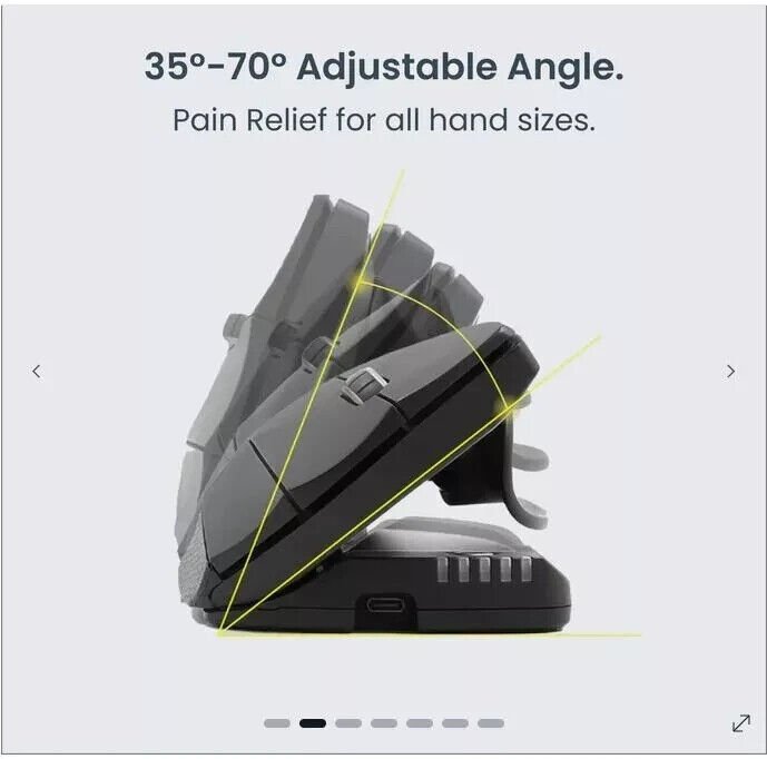 ✳️Duty Free✳️Contour Unimouse Ergonomic, Vertical Mouse, Left Handed CDUMBK11002 - Image 2