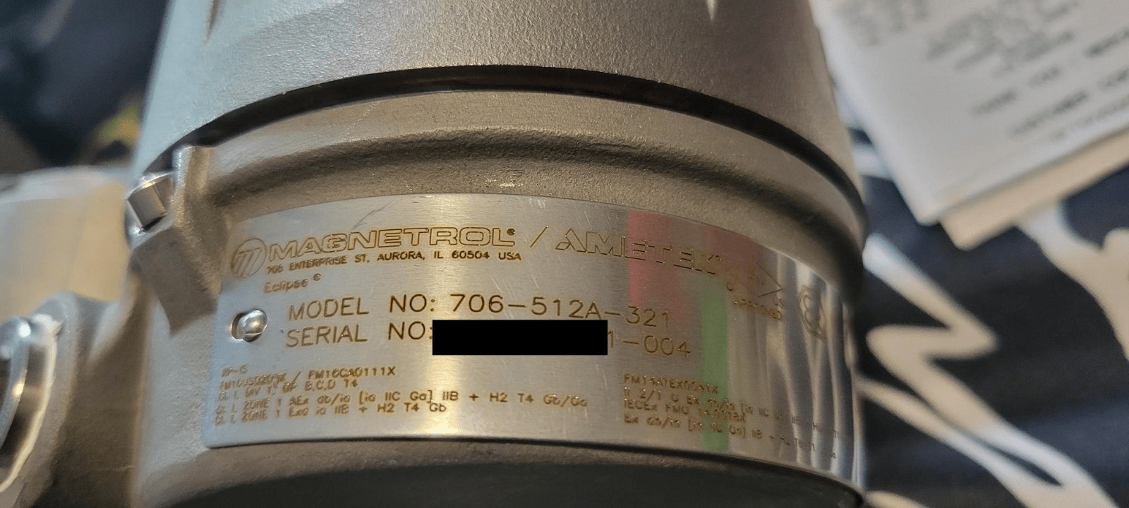 ✳️Duty Free✳️Magnetrol 706-512A-321 Guided Wave Radar Transmitterð¥ - Image 6