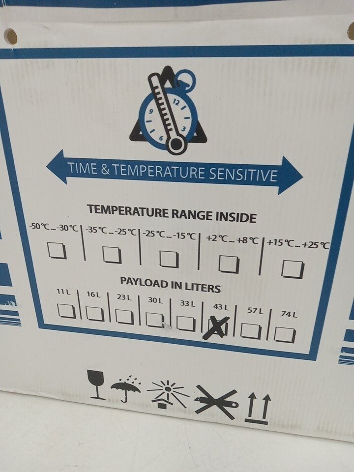 ✳️Duty Free✳️VA-Q-Proof by VA-Q-TEC 43L Thermal Packaging with Ice Packsð¥ - Image 4