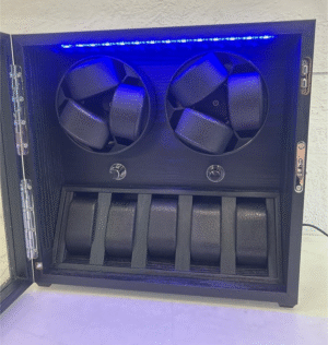 Oryx 6 Watch Winder Rotating Watch Box 5 Rotation Mode