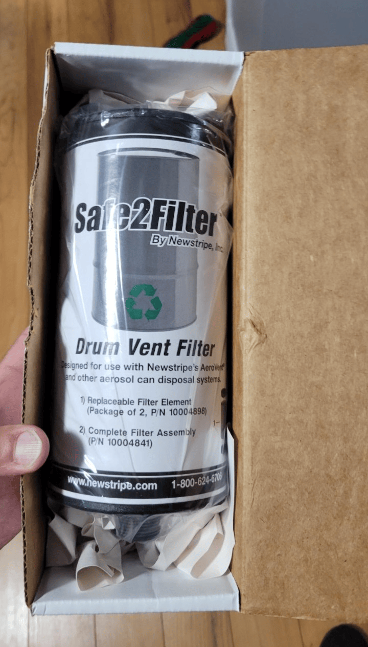 Newstripe 10004700 AeroVent 1X Aerosol Can Disposal System - Image 8