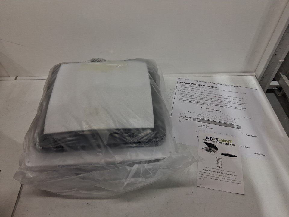 Starvent RV Roof Vent Fan 6-Speed-Reversible Standard, Smoke Lid - Image 3