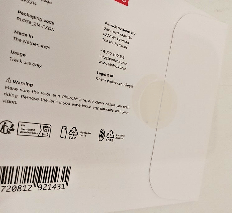 2x SIMPSON PINLOCK 70 Fog Resistant Visor Lens Dark Smoke DKS214 - Image 3