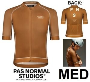 Pas Normal Studios Women's Cycling Mechanism Jersey, Dusty Brown, M