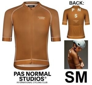 Pas Normal Studios Women's Cycling Mechanism Jersey, Dusty Brown, S