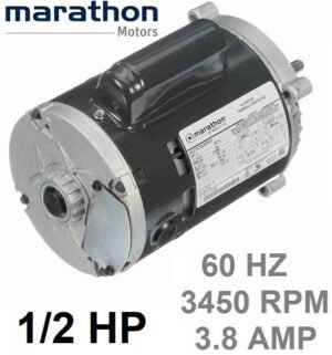 Marathon C331 Motor 1/2 HP 3450 Rpm 1PH 115/230 Volt 56J 5KC36JN269X